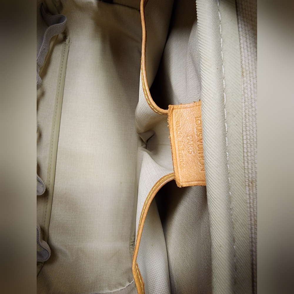 Louis Vuitton Brown Monogram Canvas Top Handle Satchel with Tan Leather Trim - Picture 16 of 16